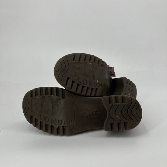 Fly London Tan Suede Block Heel Loafers | Size 39EU - Picture 3 of 5